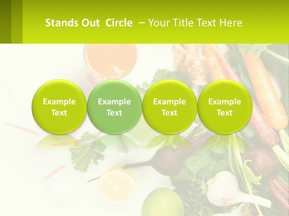 Vegetable Juice PowerPoint Template