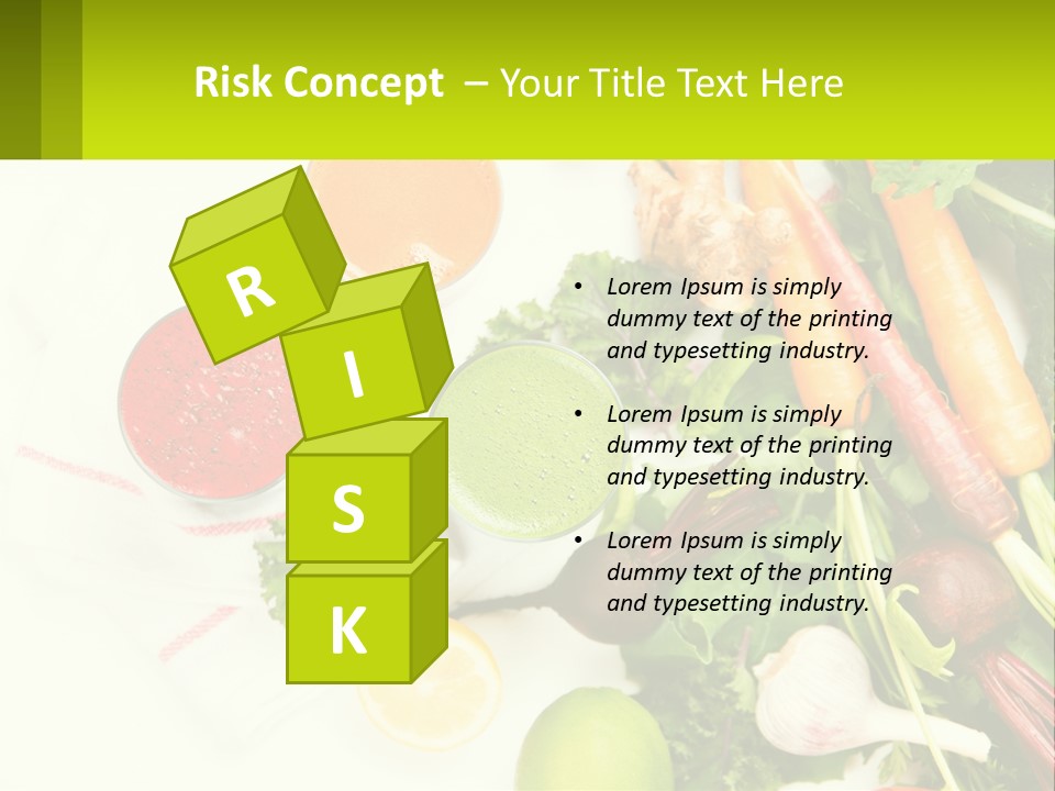 Vegetable Juice PowerPoint Template