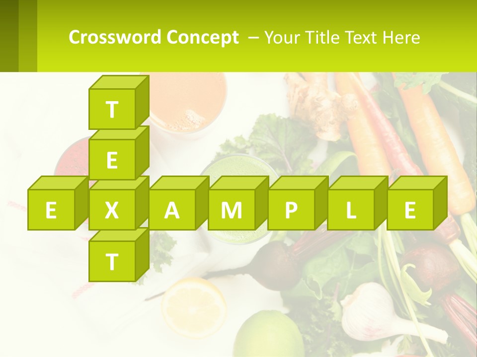 Vegetable Juice PowerPoint Template