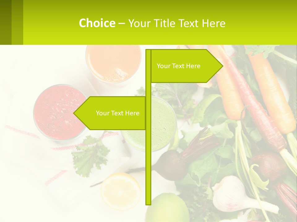 Vegetable Juice PowerPoint Template