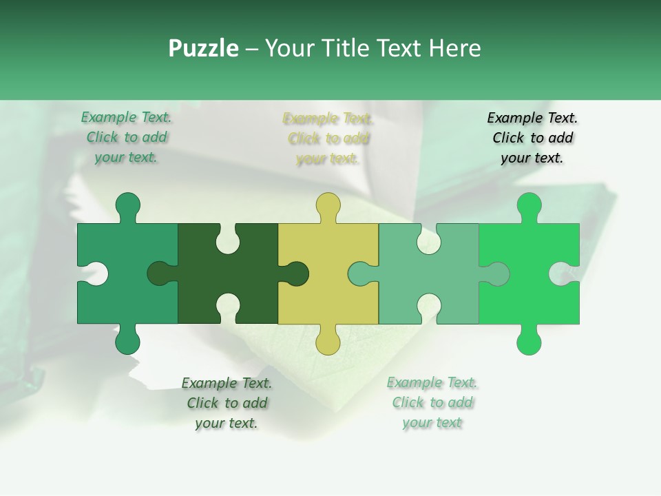 Chewing Gum Plates PowerPoint Template