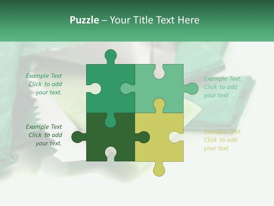 Chewing Gum Plates PowerPoint Template