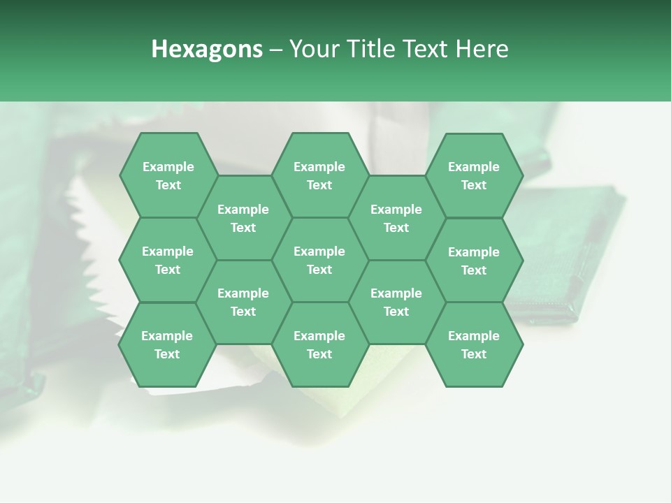 Chewing Gum Plates PowerPoint Template