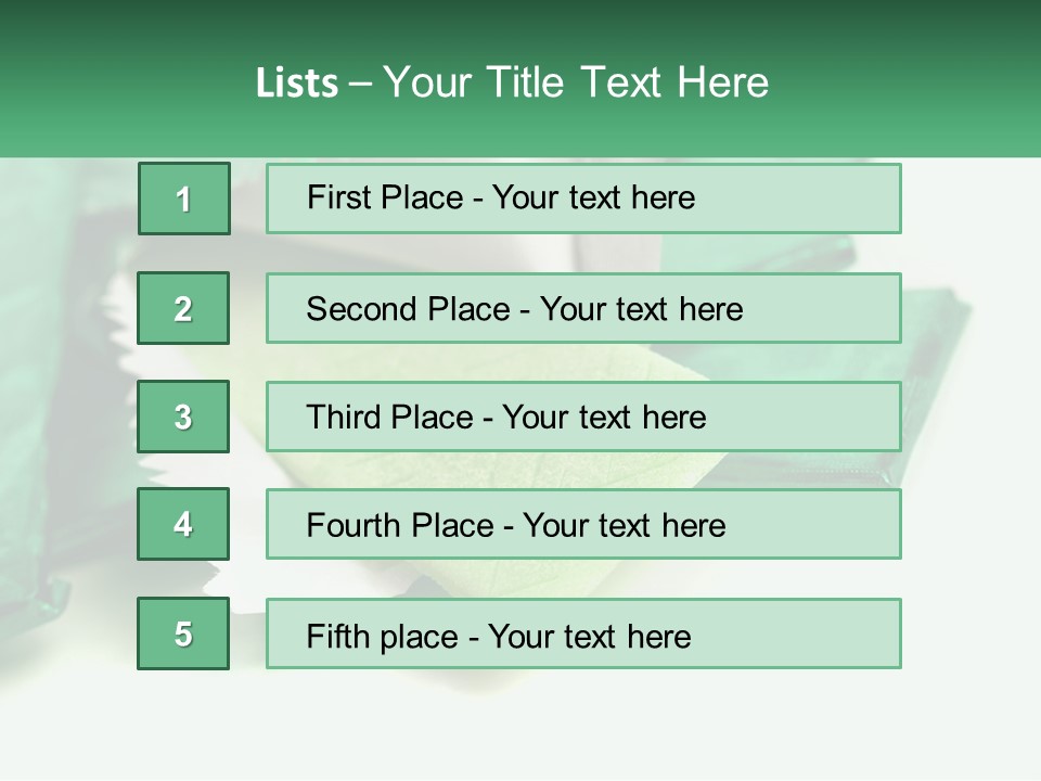 Chewing Gum Plates PowerPoint Template