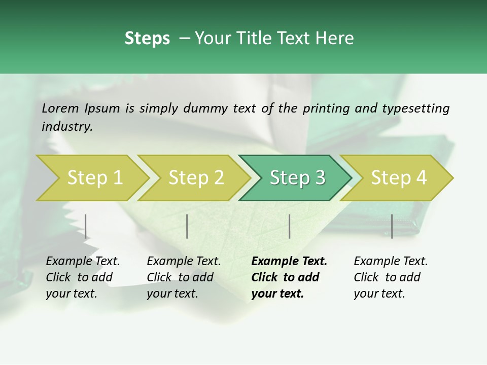 Chewing Gum Plates PowerPoint Template