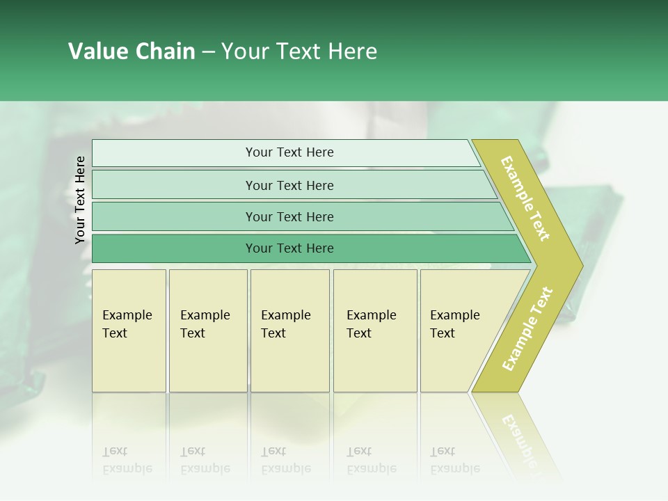 Chewing Gum Plates PowerPoint Template