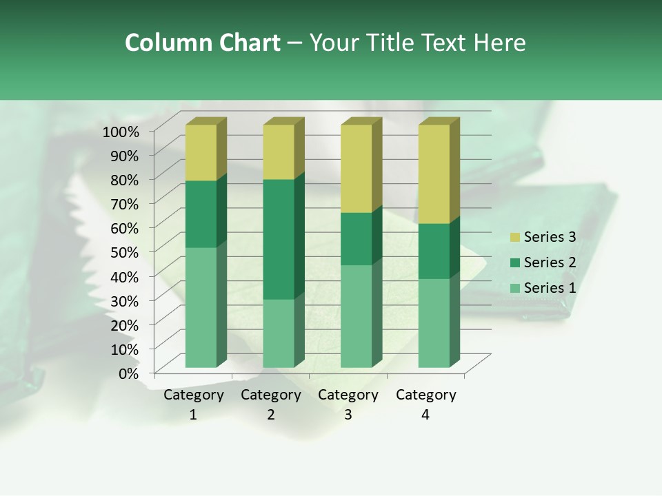 Chewing Gum Plates PowerPoint Template