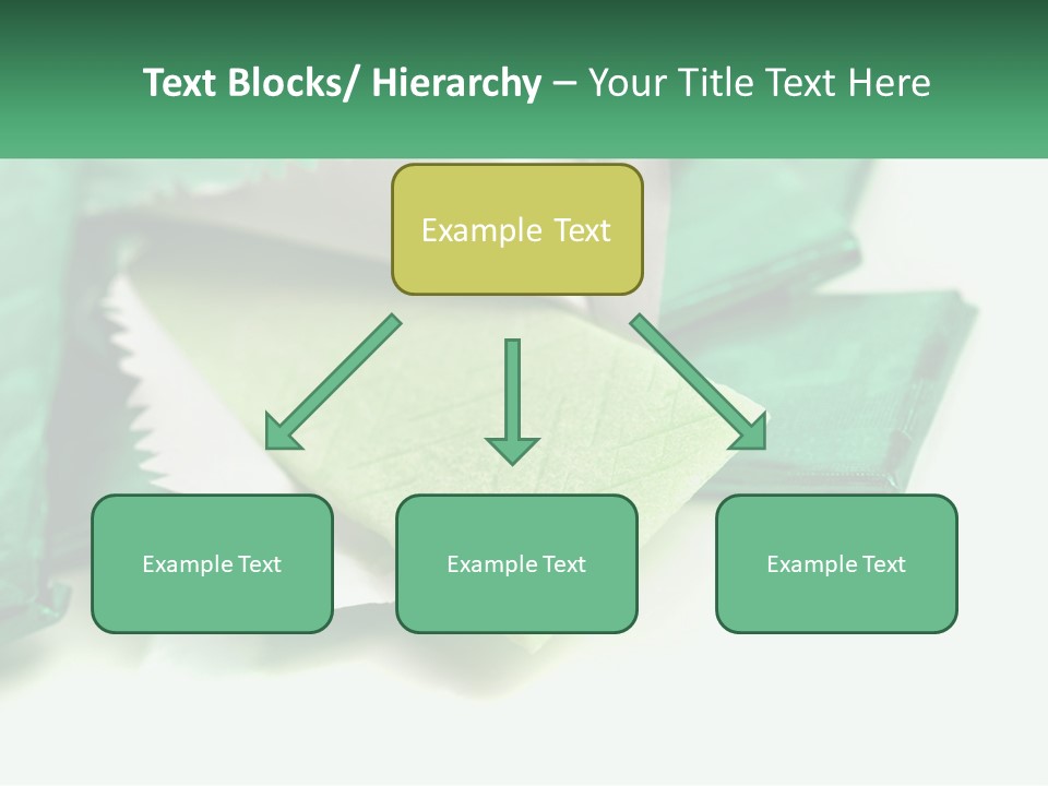 Chewing Gum Plates PowerPoint Template