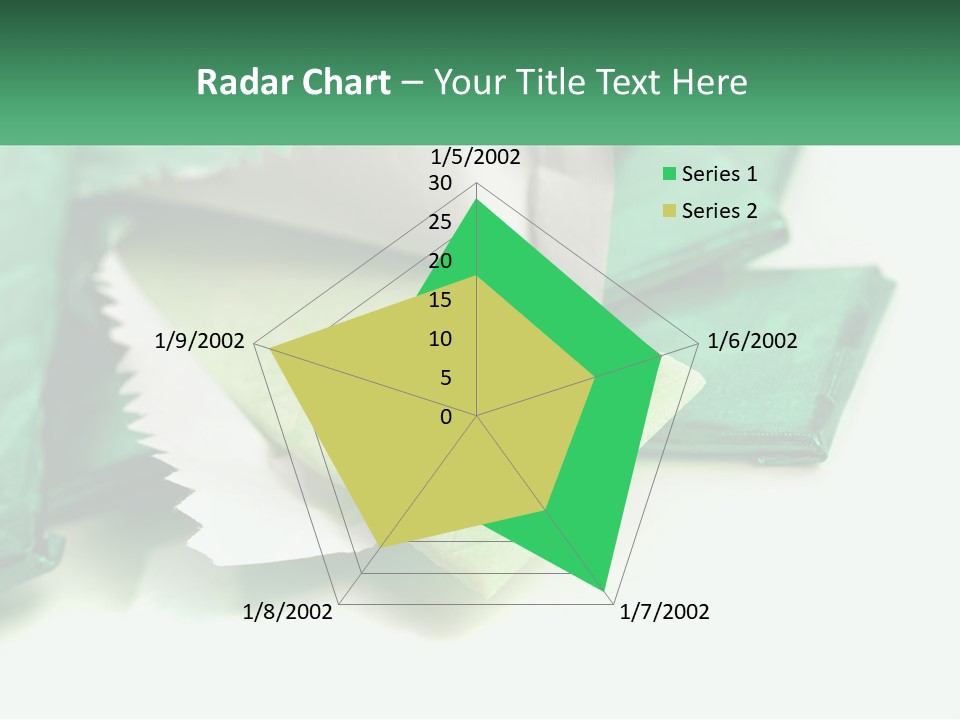 Chewing Gum Plates PowerPoint Template