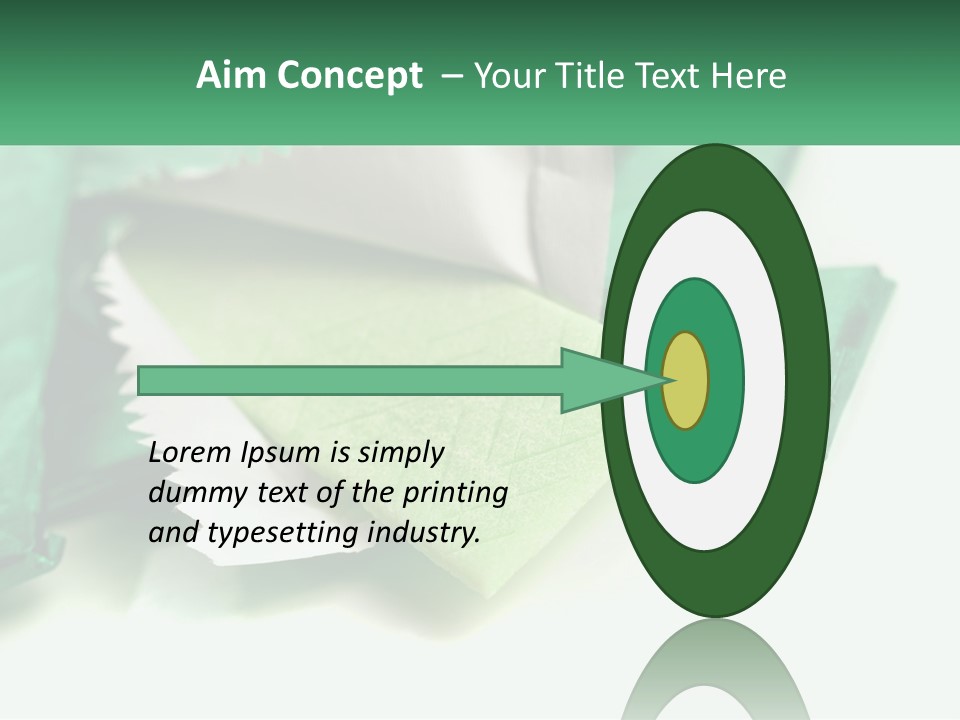 Chewing Gum Plates PowerPoint Template