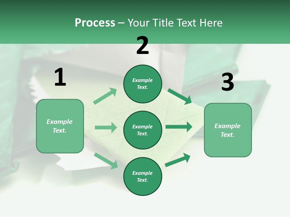 Chewing Gum Plates PowerPoint Template