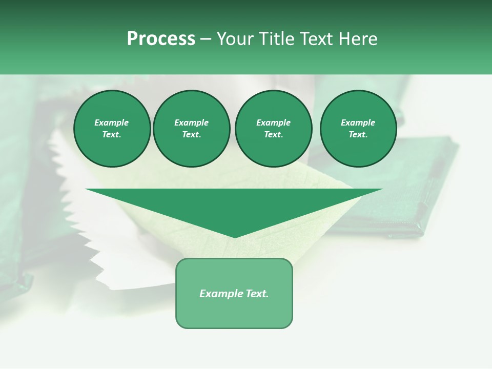 Chewing Gum Plates PowerPoint Template