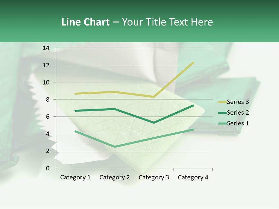 Chewing Gum Plates PowerPoint Template