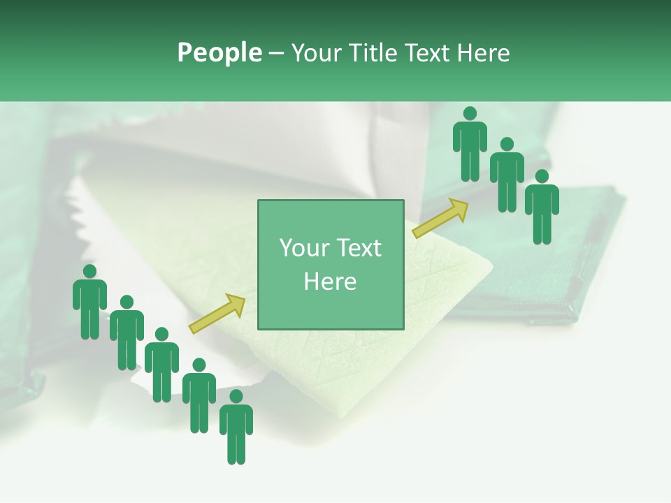 Chewing Gum Plates PowerPoint Template