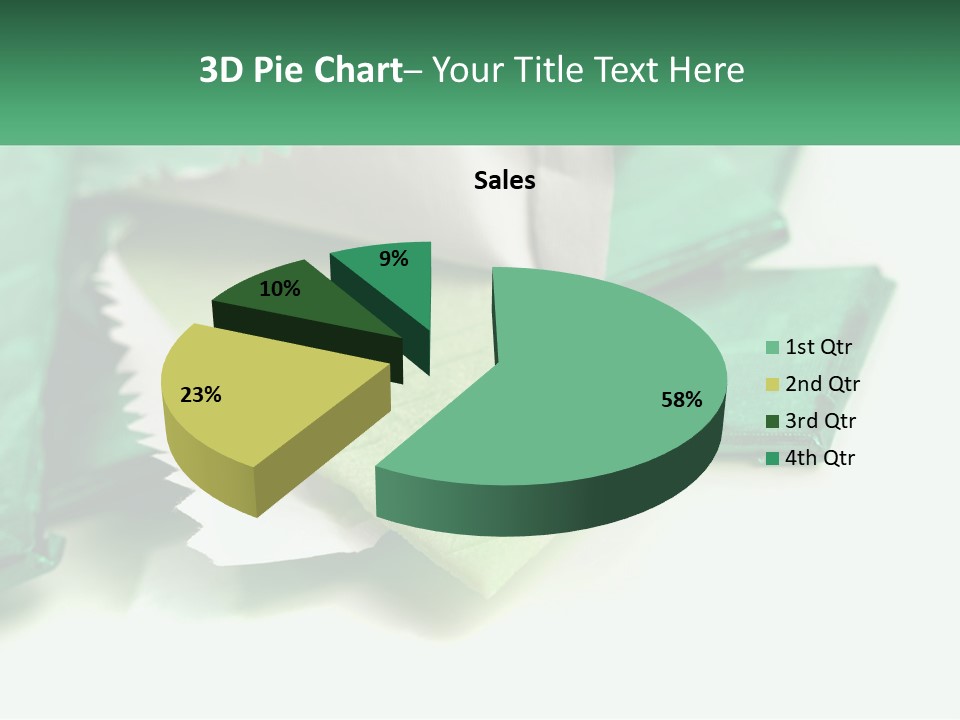 Chewing Gum Plates PowerPoint Template