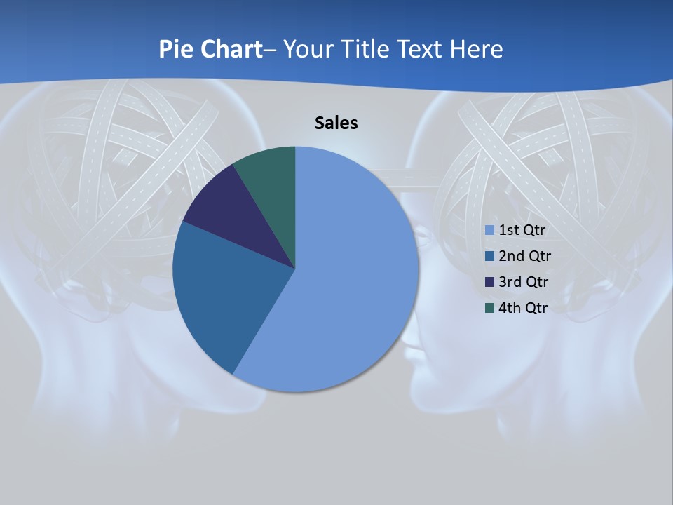 The Road Between Thoughts PowerPoint Template