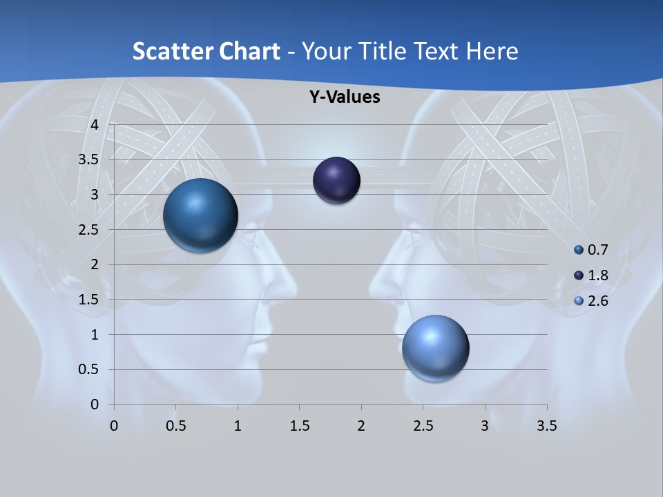 The Road Between Thoughts PowerPoint Template