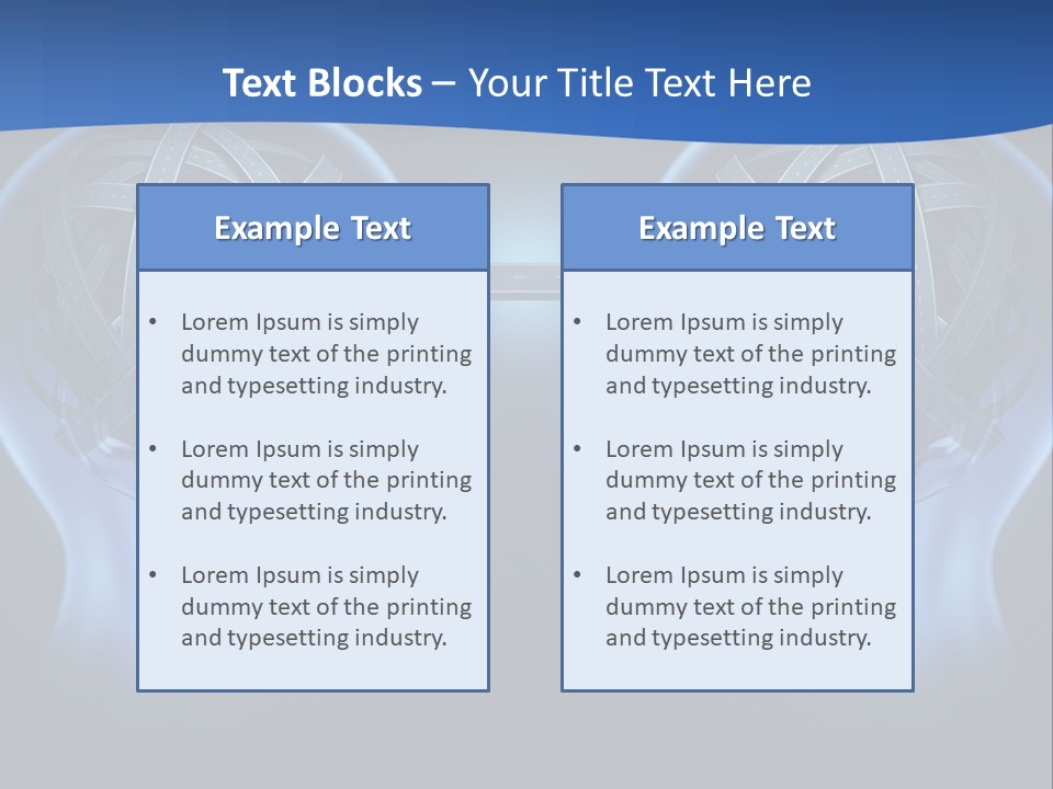 The Road Between Thoughts PowerPoint Template