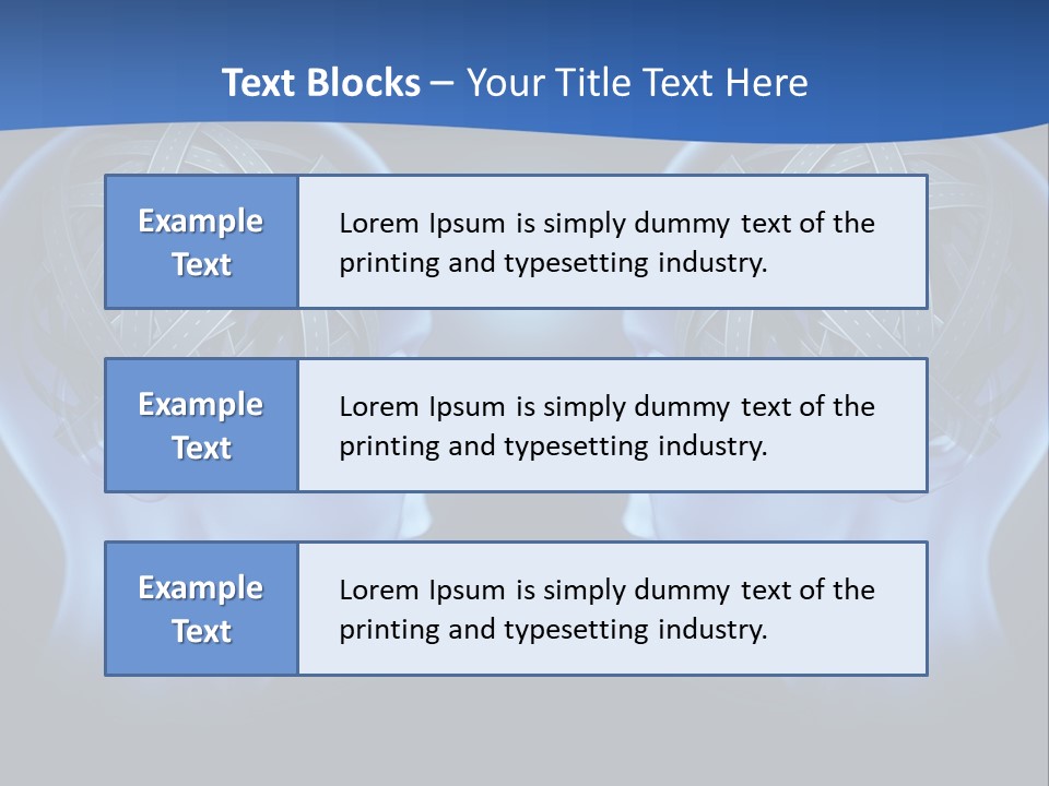 The Road Between Thoughts PowerPoint Template