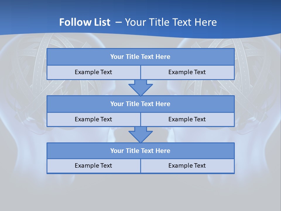 The Road Between Thoughts PowerPoint Template