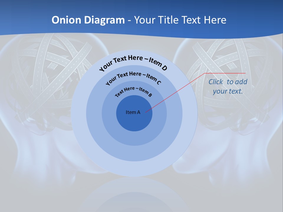The Road Between Thoughts PowerPoint Template