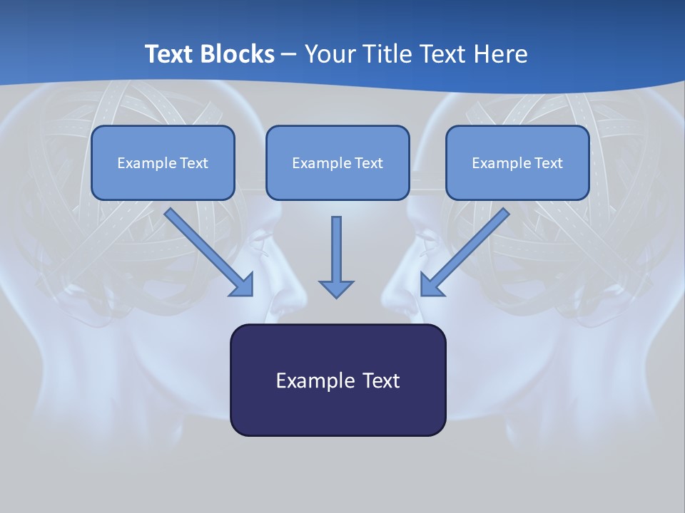 The Road Between Thoughts PowerPoint Template