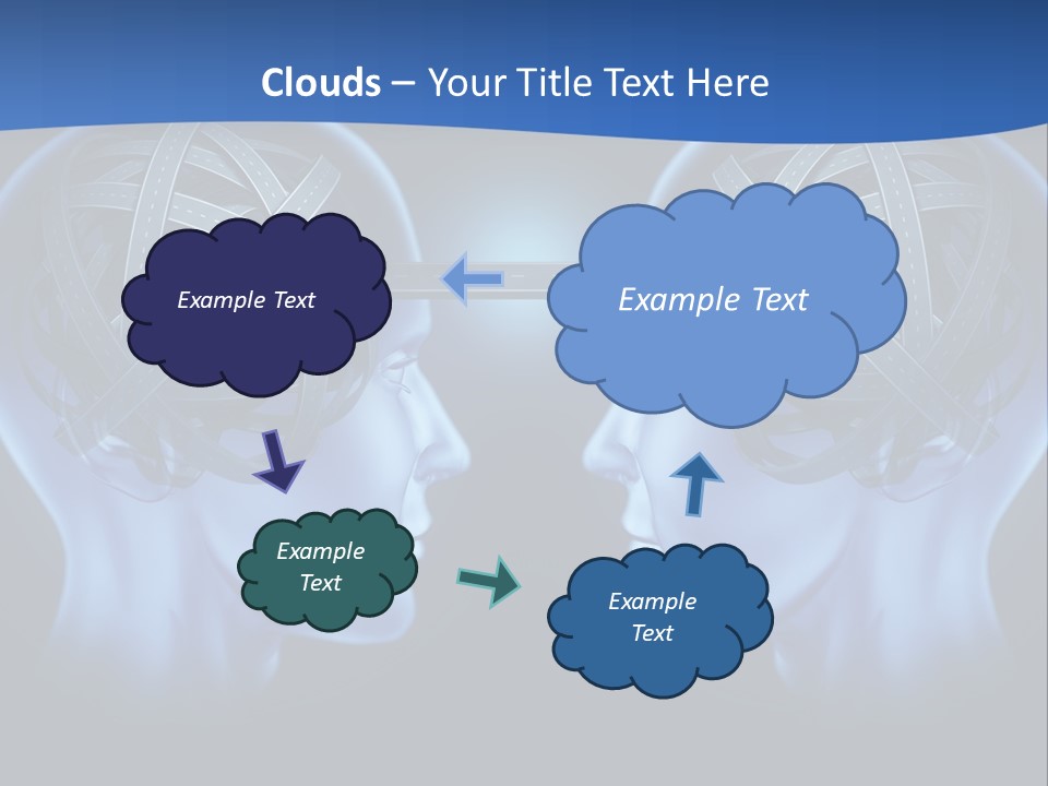 The Road Between Thoughts PowerPoint Template