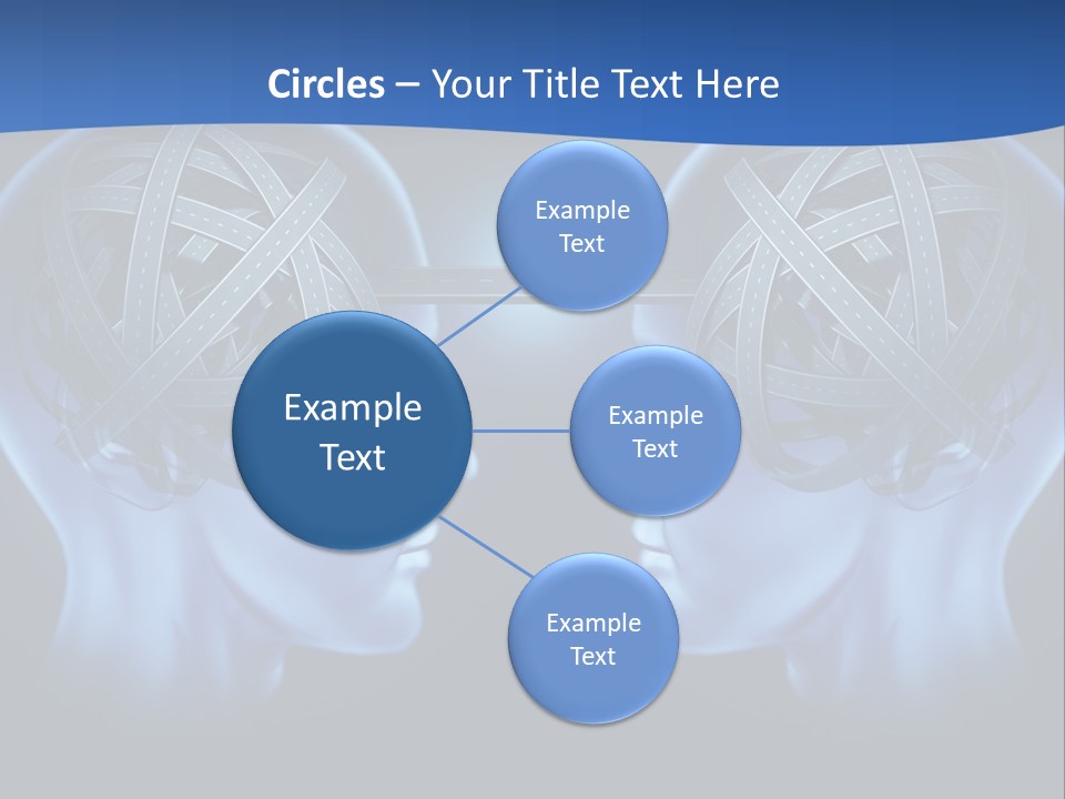 The Road Between Thoughts PowerPoint Template