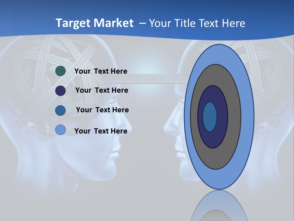 The Road Between Thoughts PowerPoint Template