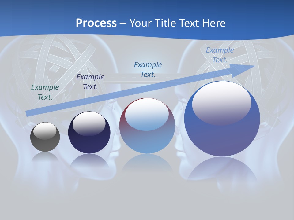 The Road Between Thoughts PowerPoint Template