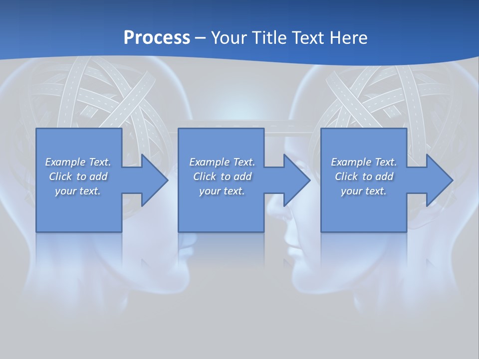 The Road Between Thoughts PowerPoint Template