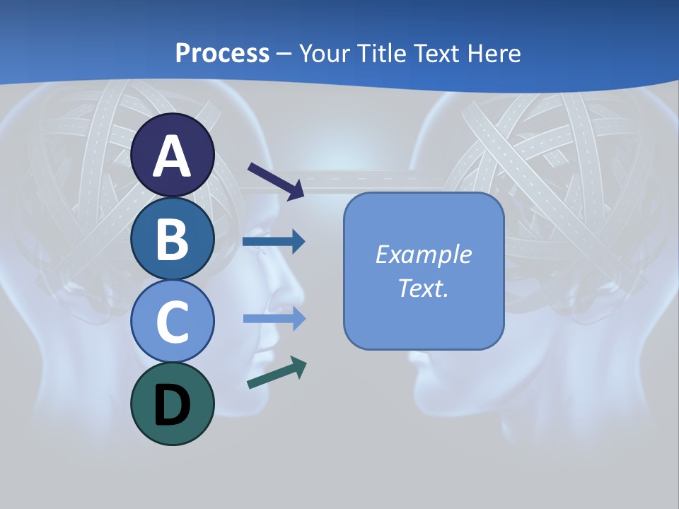 The Road Between Thoughts PowerPoint Template