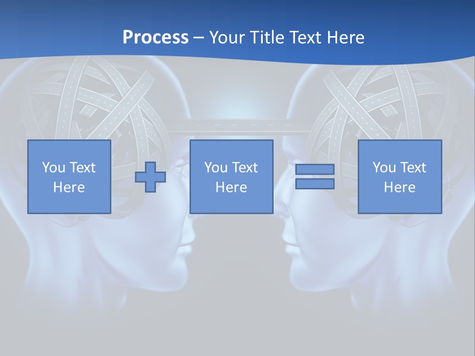The Road Between Thoughts PowerPoint Template