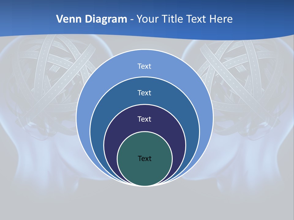 The Road Between Thoughts PowerPoint Template