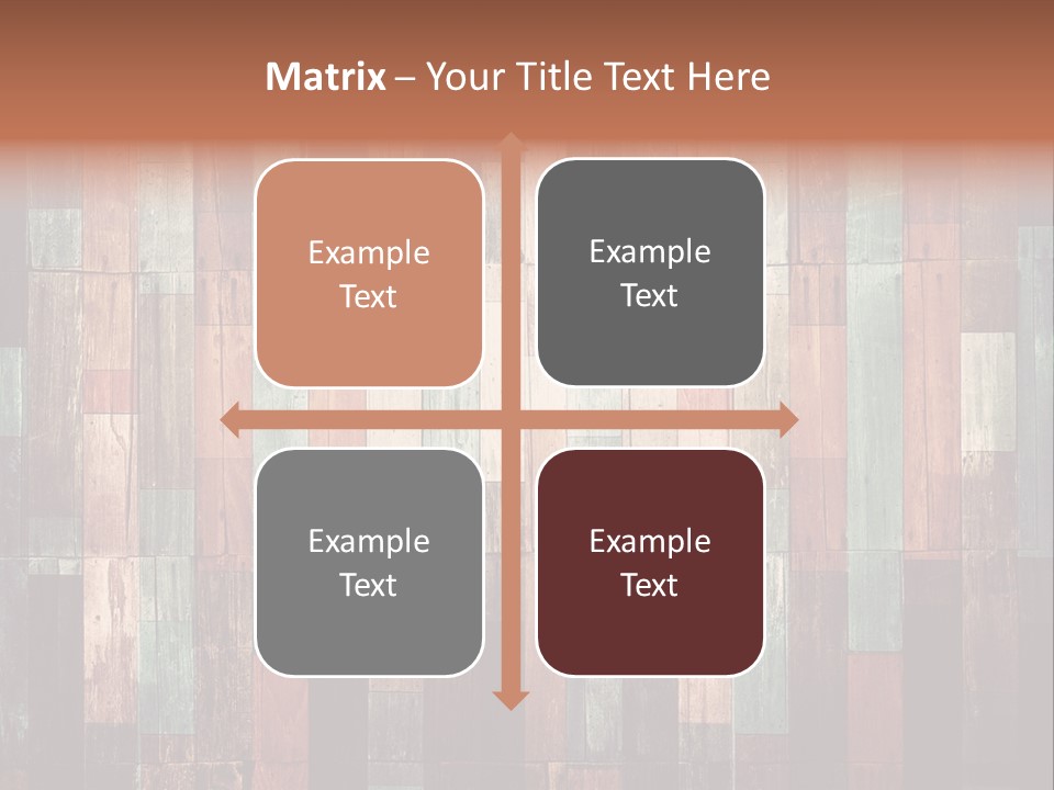 Multicolored Boards PowerPoint Template