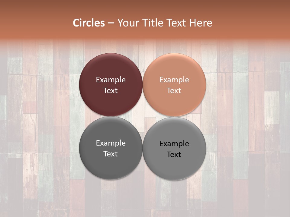 Multicolored Boards PowerPoint Template