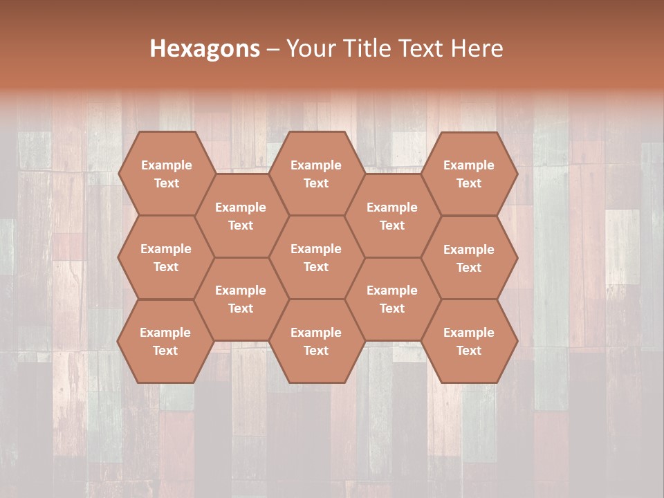 Multicolored Boards PowerPoint Template