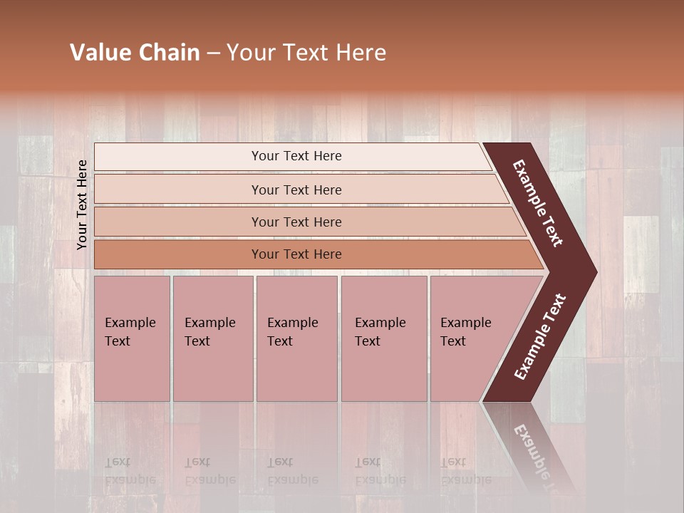 Multicolored Boards PowerPoint Template