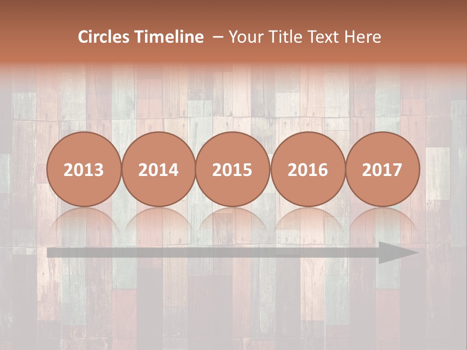 Multicolored Boards PowerPoint Template