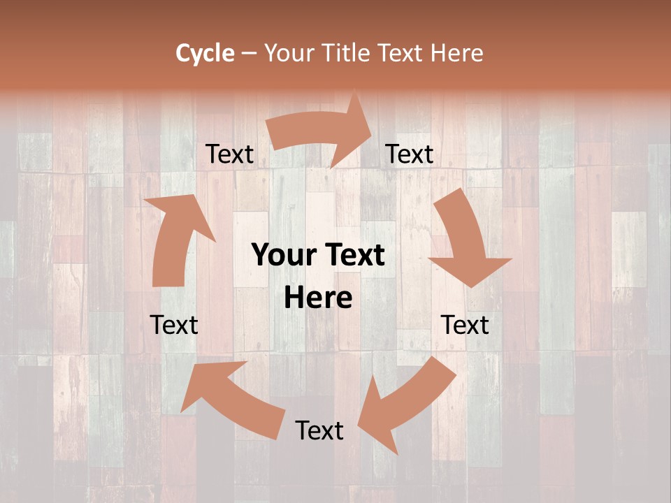 Multicolored Boards PowerPoint Template