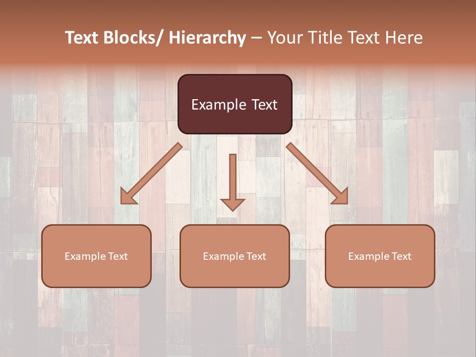 Multicolored Boards PowerPoint Template