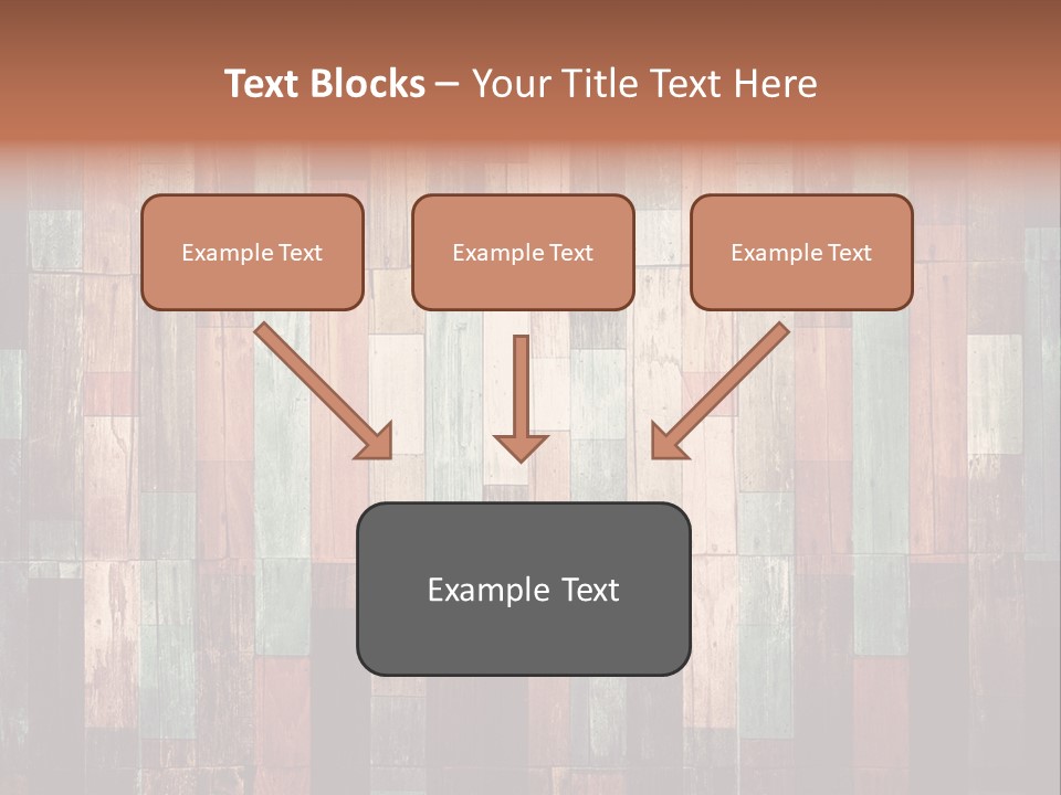 Multicolored Boards PowerPoint Template