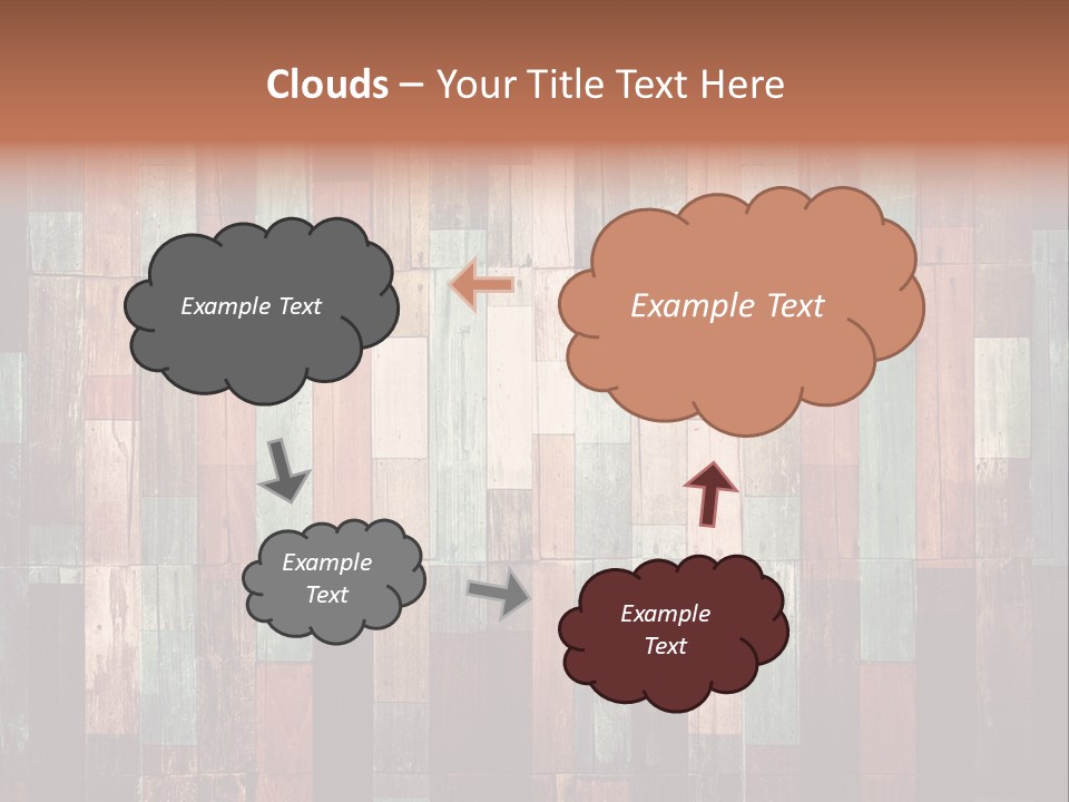 Multicolored Boards PowerPoint Template