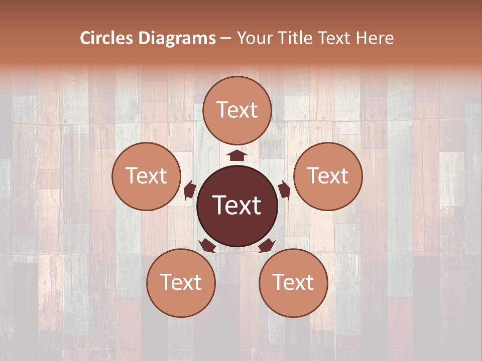 Multicolored Boards PowerPoint Template