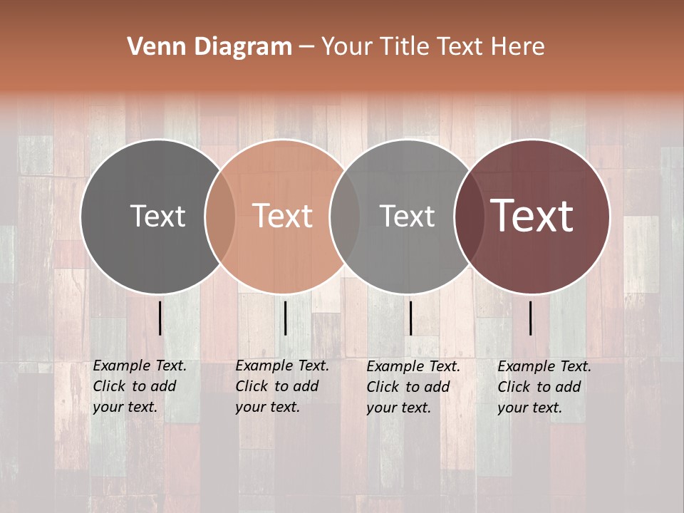 Multicolored Boards PowerPoint Template