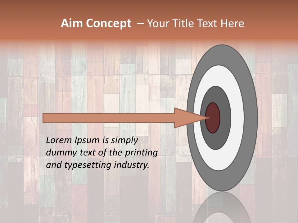 Multicolored Boards PowerPoint Template