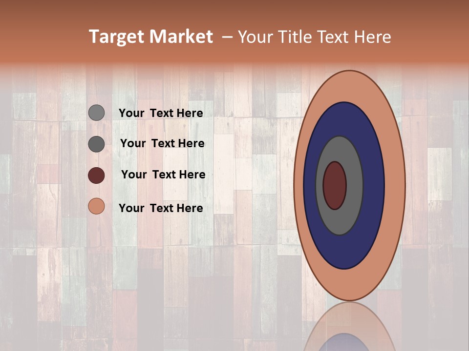 Multicolored Boards PowerPoint Template