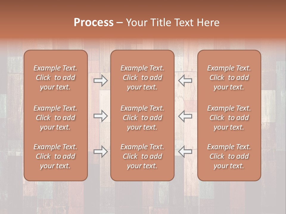 Multicolored Boards PowerPoint Template
