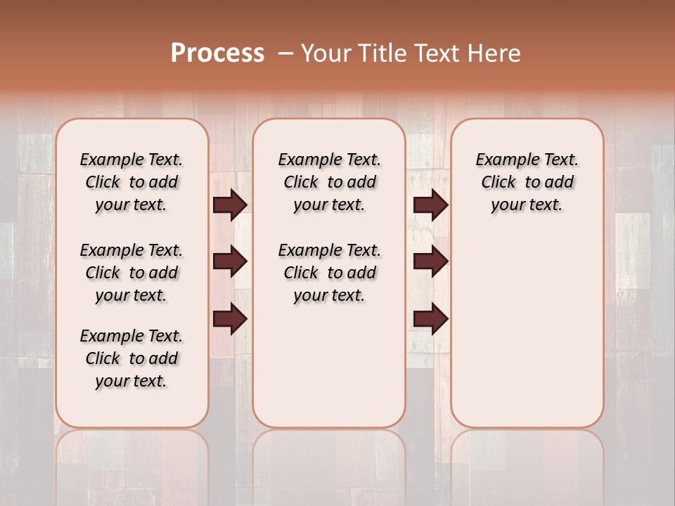 Multicolored Boards PowerPoint Template