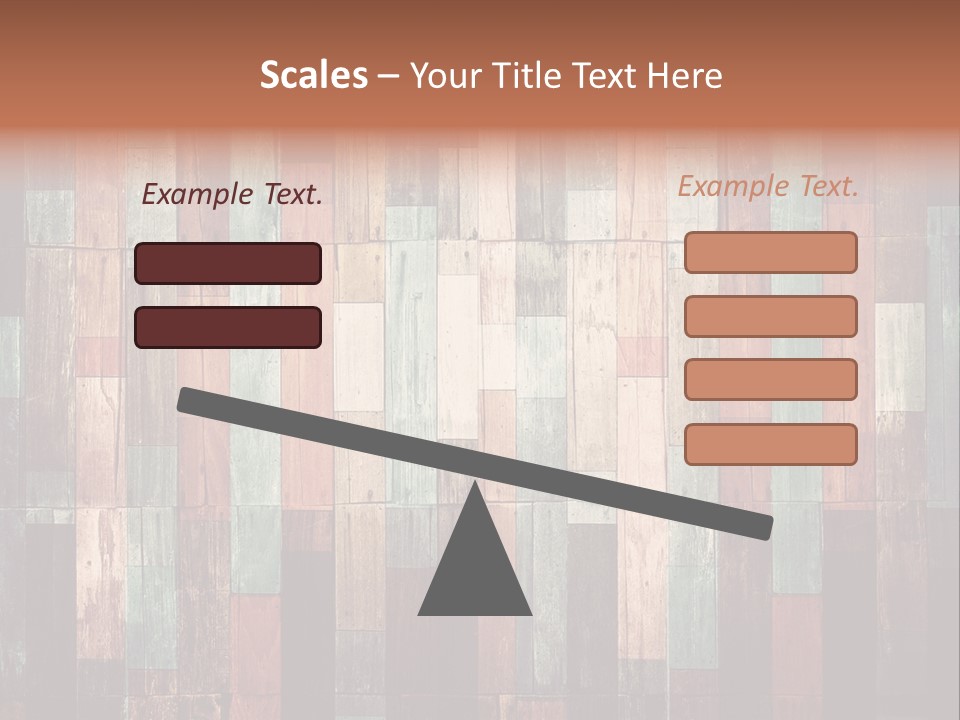 Multicolored Boards PowerPoint Template